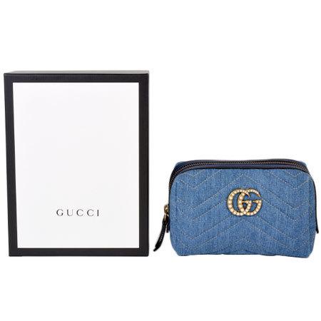 GUCCI グッチ GGマーモント コスメティックケース [新古品/未使用品