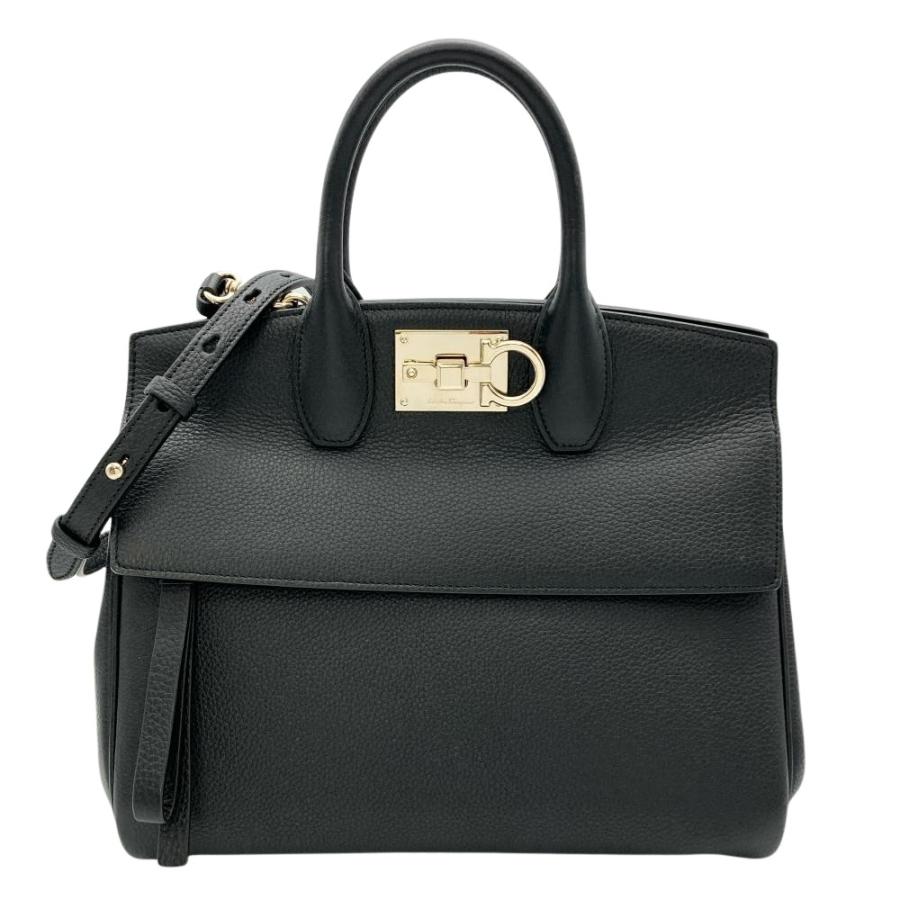 フェラガモ Ferragamo スタジオ STUDIO ハンドバッグ レザー AU-21