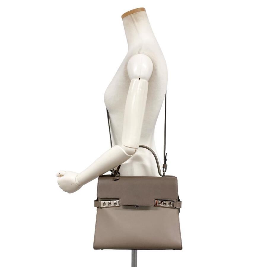 デルヴォー DELVAUX タンペート MM ショルダーバッグ カーフ シルバー 