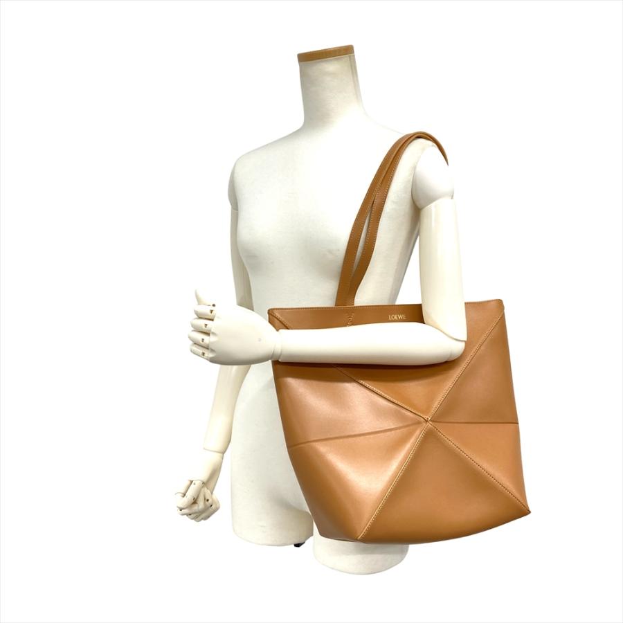 LOEWE（ロエベ） パズルフォルド トートバッグ A657G50X01 キャメル