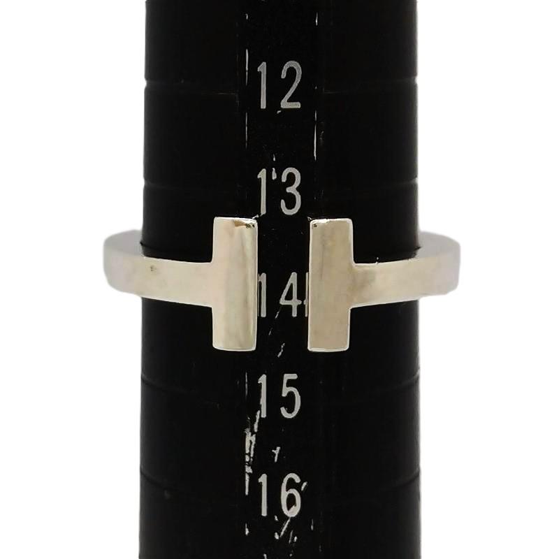 ティファニー　スクエアリング　希少サイズ14号 TIFFANY&Co. ティファニー Tiffany&Co. Tスクエア 約14号 リング