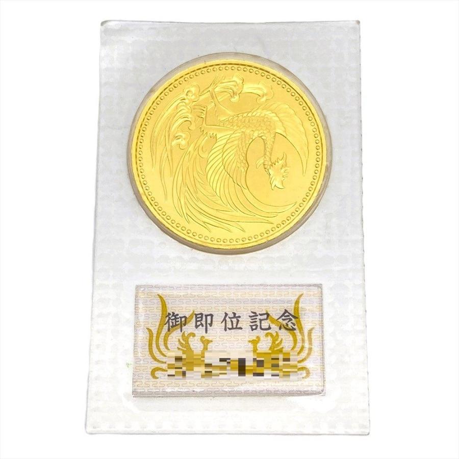 天皇陛下御即位記念 記念硬貨 10万円金貨 平成2年 純金 30g 金貨 K24 