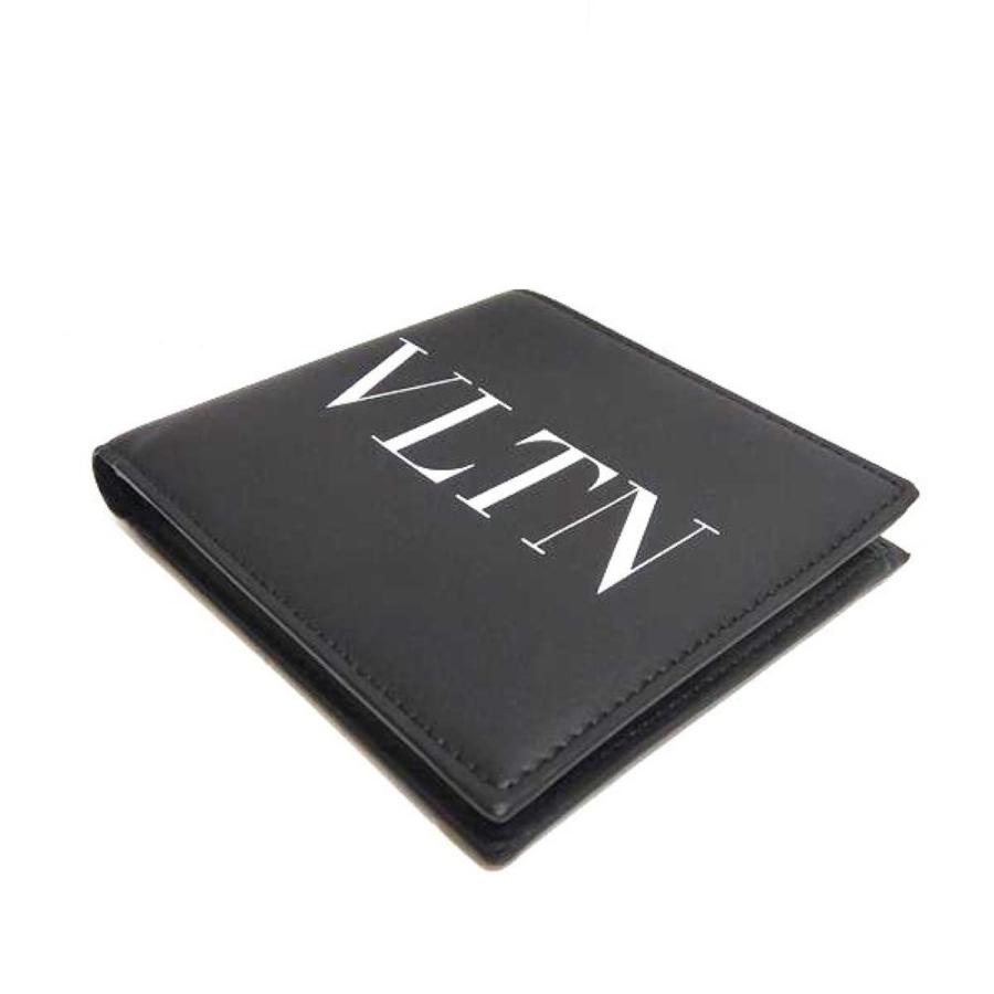 VALENTINO（ヴァレンティノ） VALENTINO VLTNロゴ 二つ折り財布 レザー