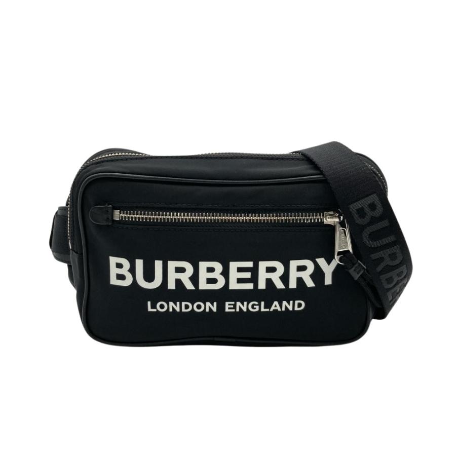 特価✨ バーバリー TBロゴ ウエストバッグ モノグラム ブラック ナイロン BURBERRY バーバリー TB モノグラム ジャカード パディバッグ クロス