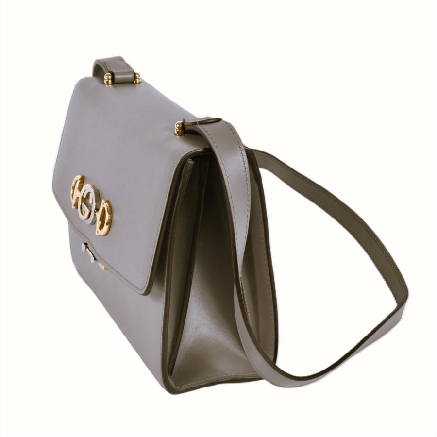 GUCCI（グッチ） ズゥミ ショルダーバッグ レザー 576388 グレー