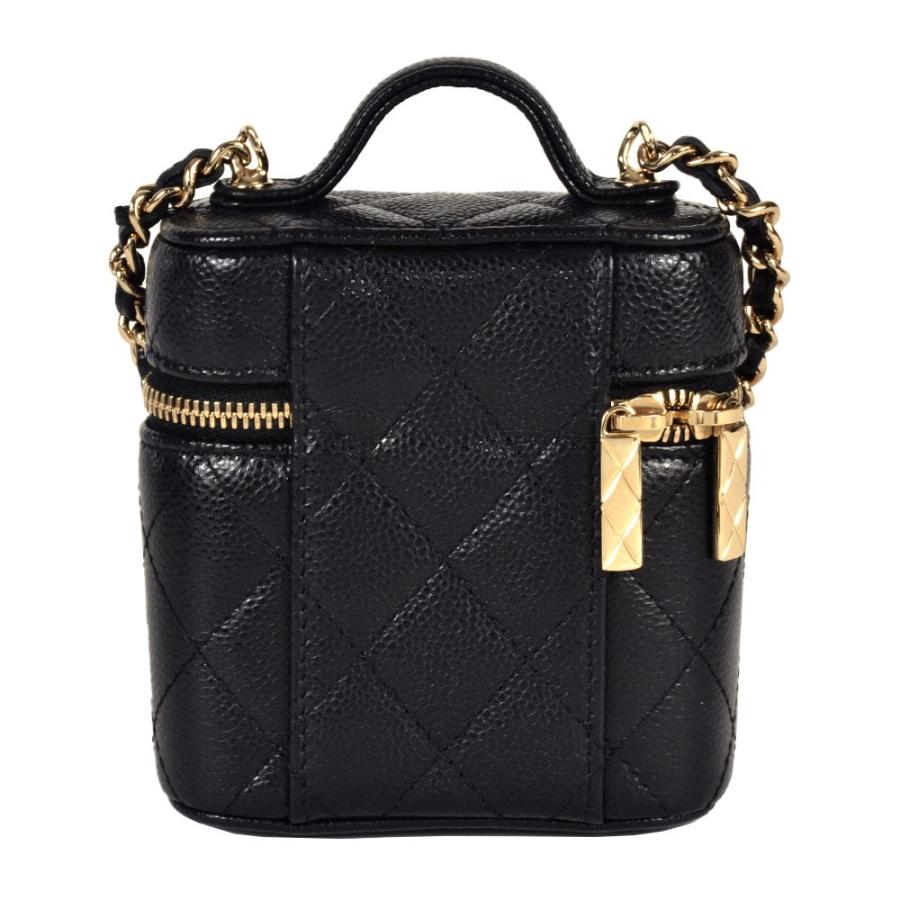 CHANEL シャネル マトラッセ スモール ヴァニティ キャビアスキン レザー チェーンショルダーバッグ ゴールド金具 ホワイト AP2502 31番台 CHANEL (シャネル) マトラッセ スモール ヴァニティ キャビアスキン