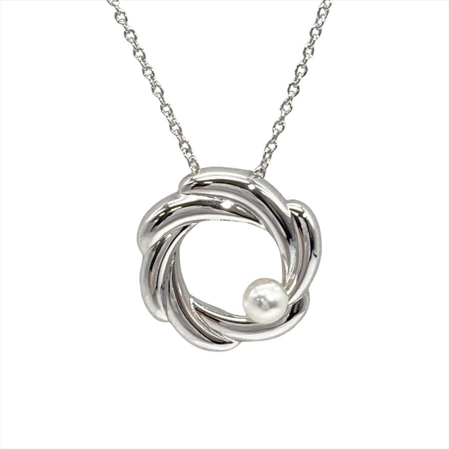 タサキ TASAKI ネックレス シルバー 淡水パール ラウンド レディース 