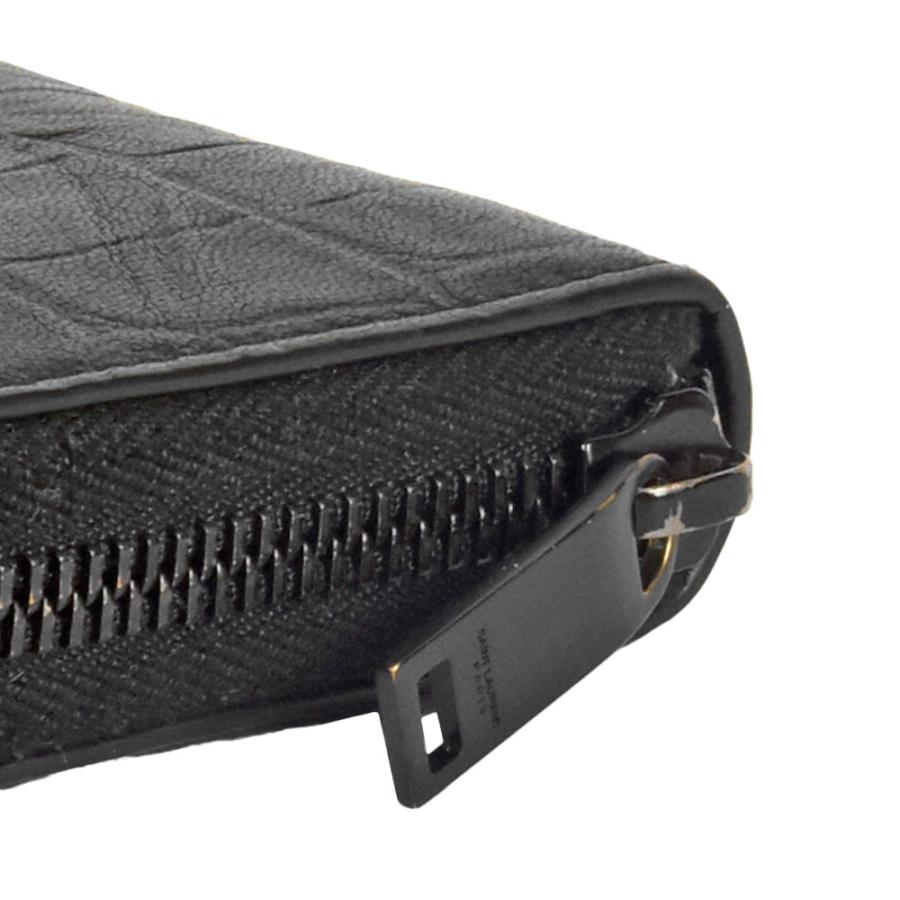 サンローラン SAINT LAURENT 型押し エンボス ラウンド サンローラン SAINT LAURENT 型押し エンボス ラウンド