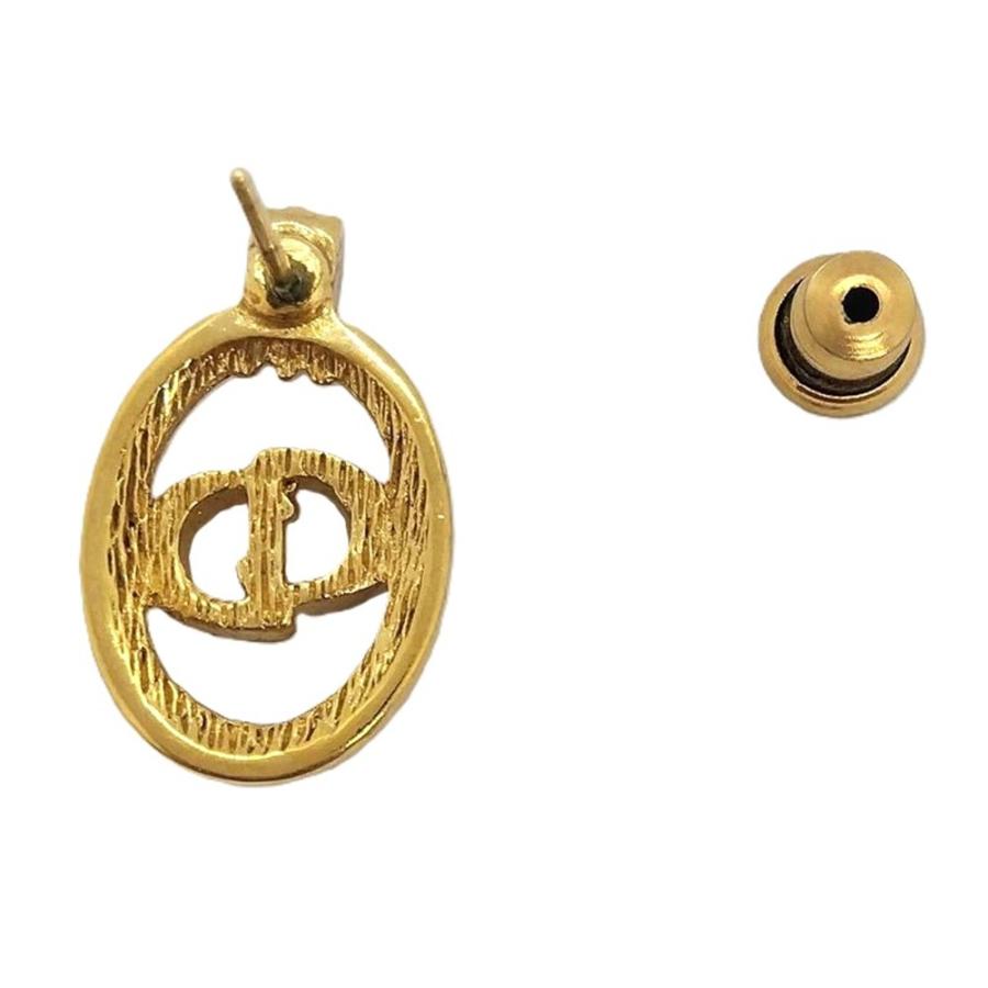 美品　DIOR クリスチャンディオール　ピアス　ゴールド　CDロゴ クリスチャンディオール Christian Dior CDロゴ ピアス