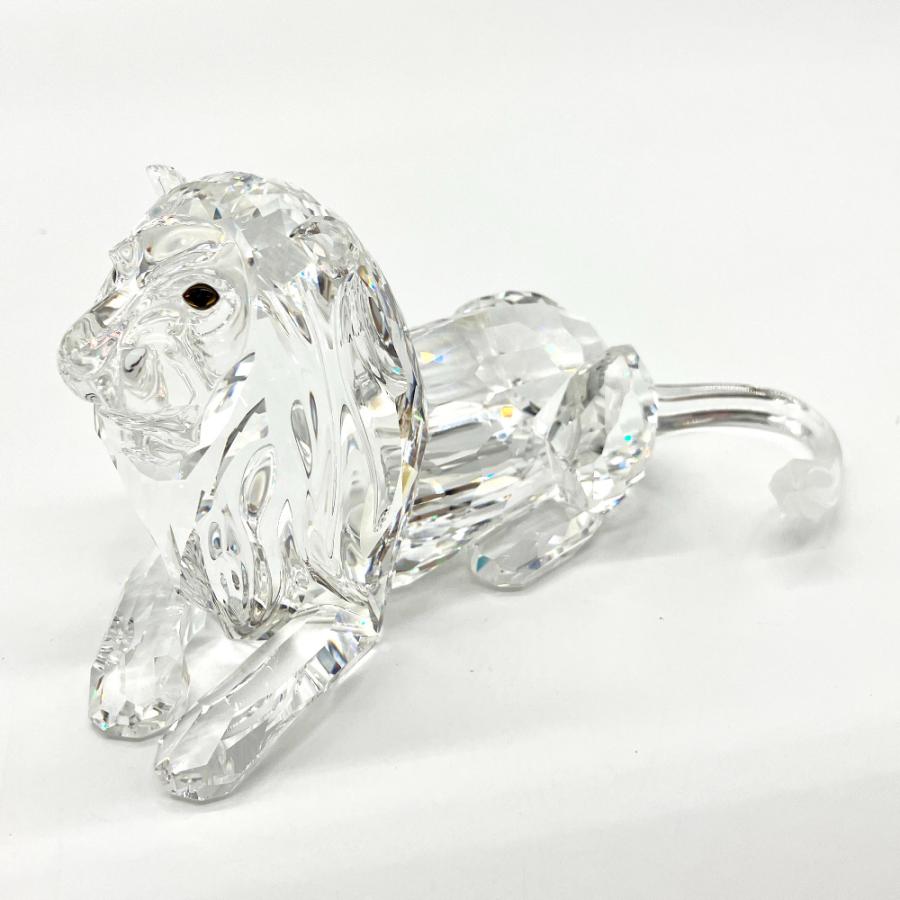スワロフスキー　SWAROVSKI  ライオン　SCS  置物　オブジェ　未使用 スワロフスキー SWAROVSKI ライオン SCS 置物 オブジェ 未使用