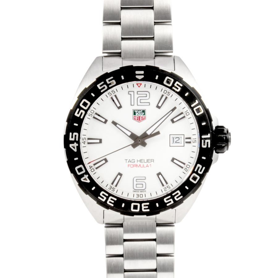 【ぐち】TAG HEUER フォーミュラ1 クォーツ 白文字盤 フォーミュラ1 タグホイヤー TAG Heuer WAZ1111.BA0875 フォーミュラー