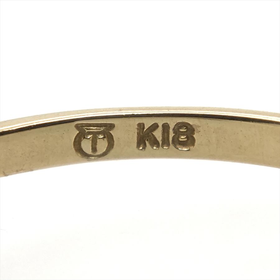 タサキ TASAKI ベビーパール チャーム リボン リング 指輪 ルビー 約