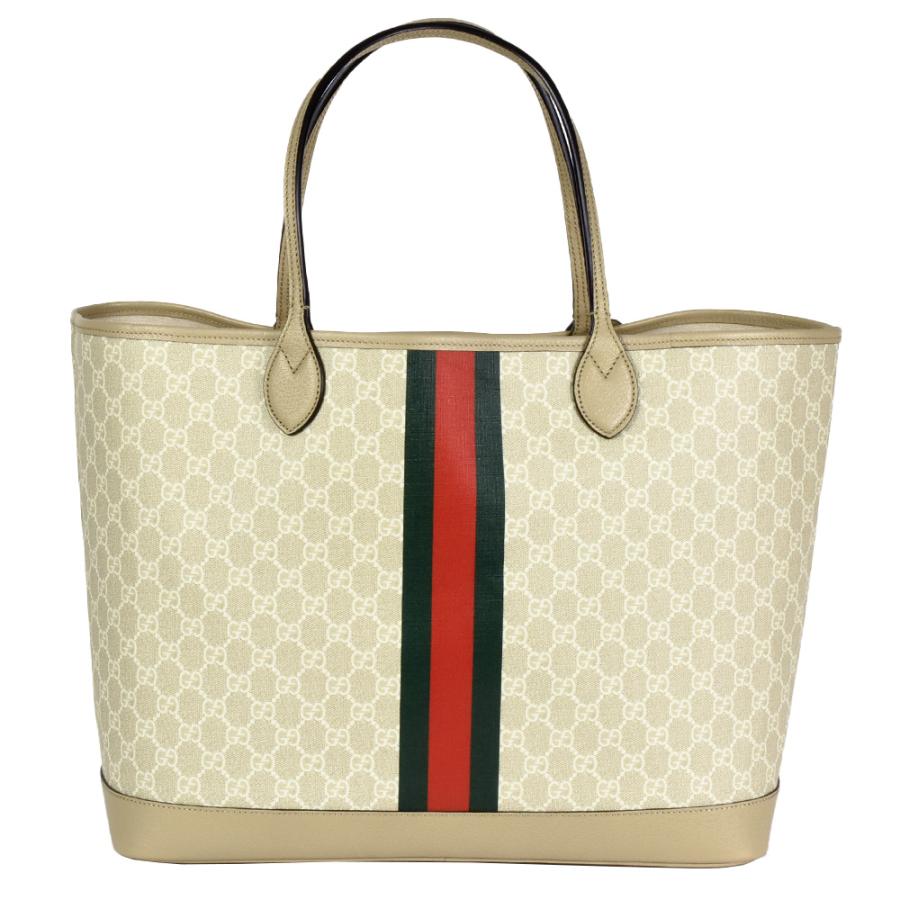 GUCCI(グッチ) トートバッグ プリンシー 163805 ベージュ×ダーク