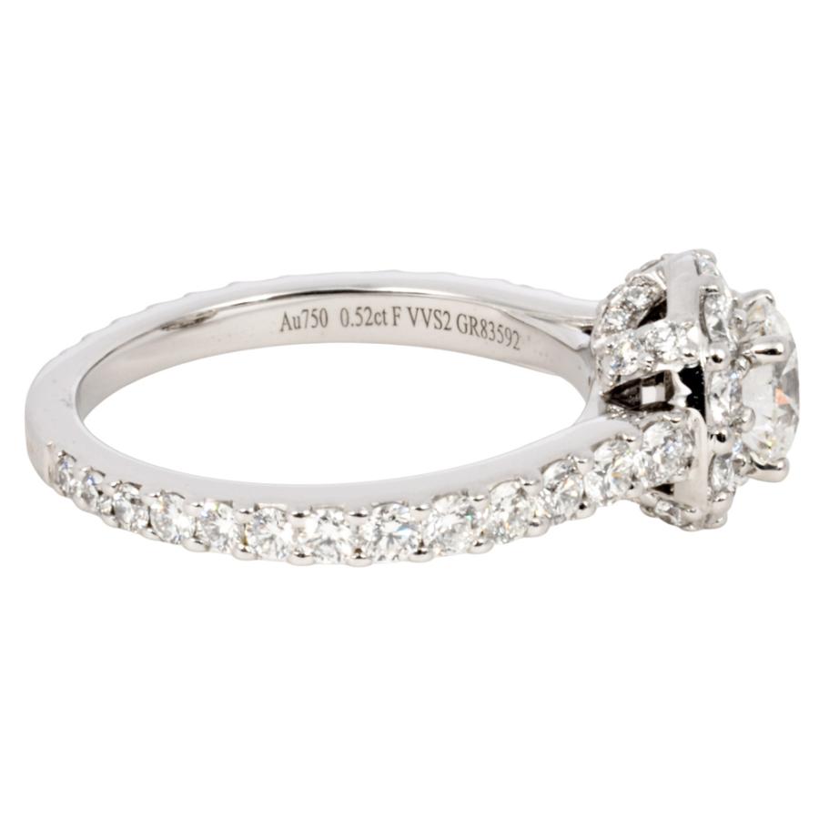グラフ GRAFF アイコン ラウンド リング 指輪 ダイヤモンド 0.52ct 約7 
