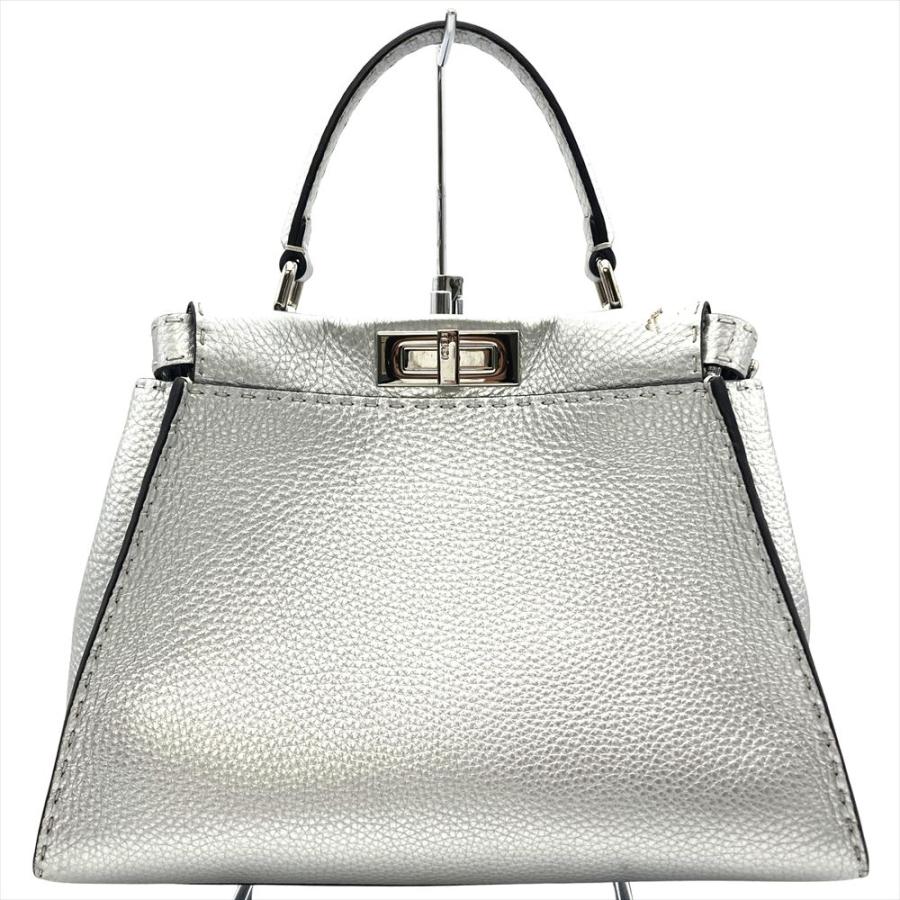 FENDI（フェンディ） ピーカブー ミディアム ハンドバッグ カーフ
