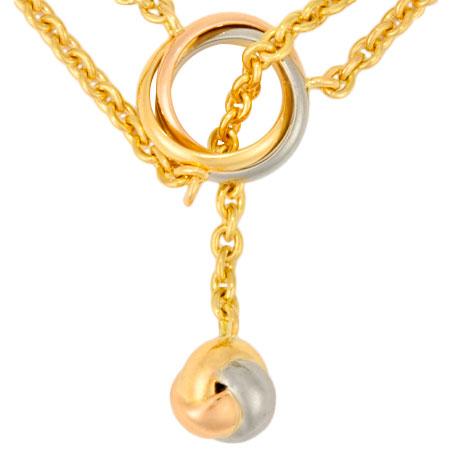 Cartier（カルティエ） ベビー トリニティ パンピーユ ネックレス