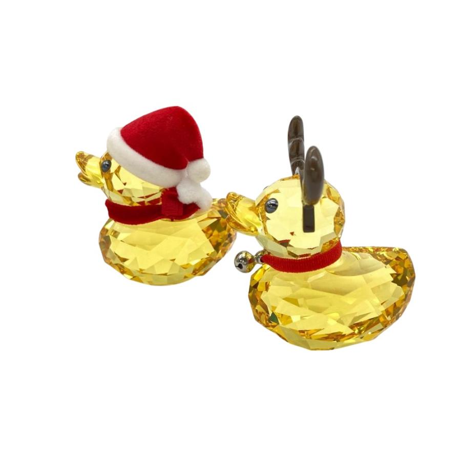 スワロフスキー SWAROVSKI サンタクロース オブジェ SWAROVSKI（スワロフスキー） ラブロッツ Lovlots Happy Duck サンタと