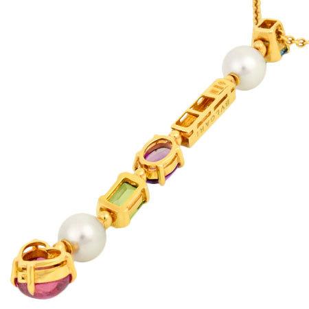 BVLGARI ブルガリ アレグラネックレス K18YG ダイヤモンド