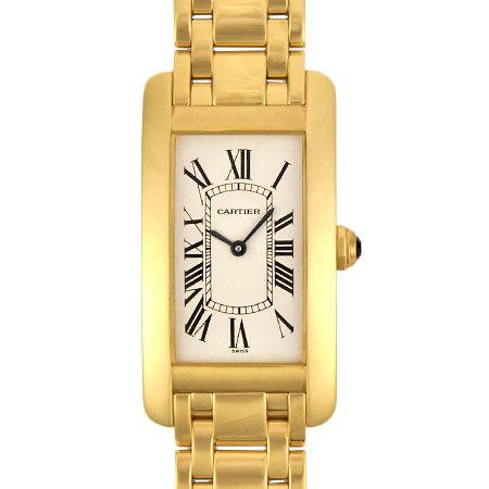 Cartier（カルティエ） タンク アメリカン MM K18YG レディース