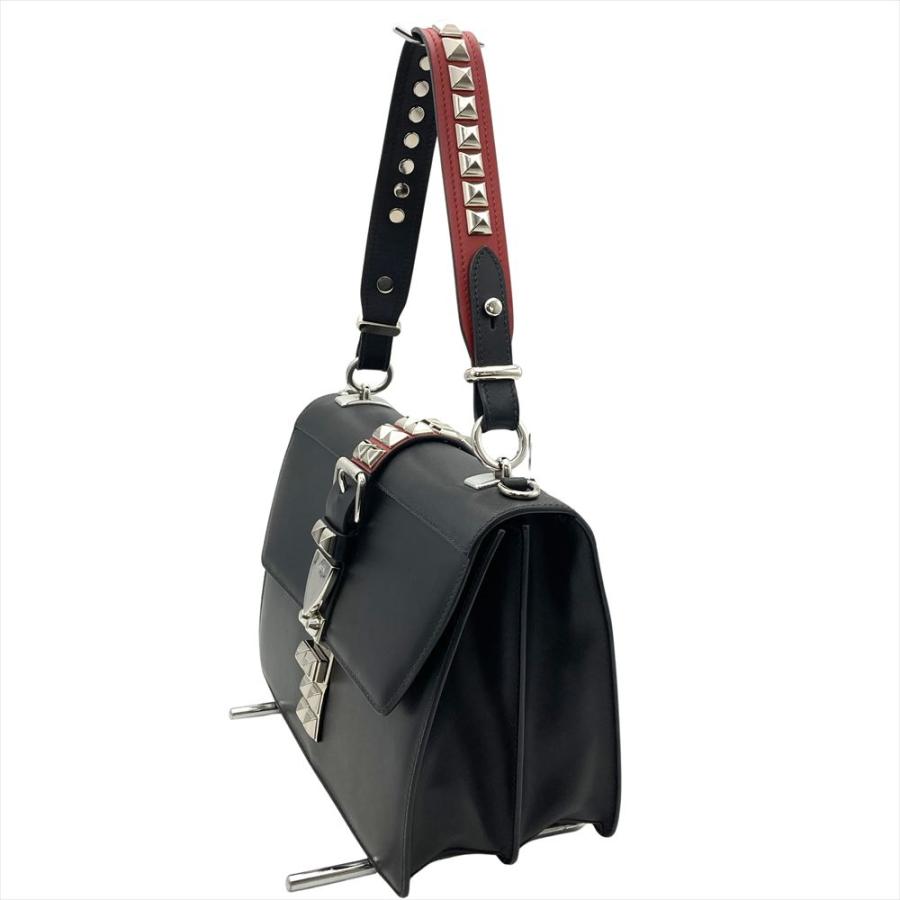 PRADA（プラダ） スタッズ ショルダーバッグ 2WAY レザー 1BA179