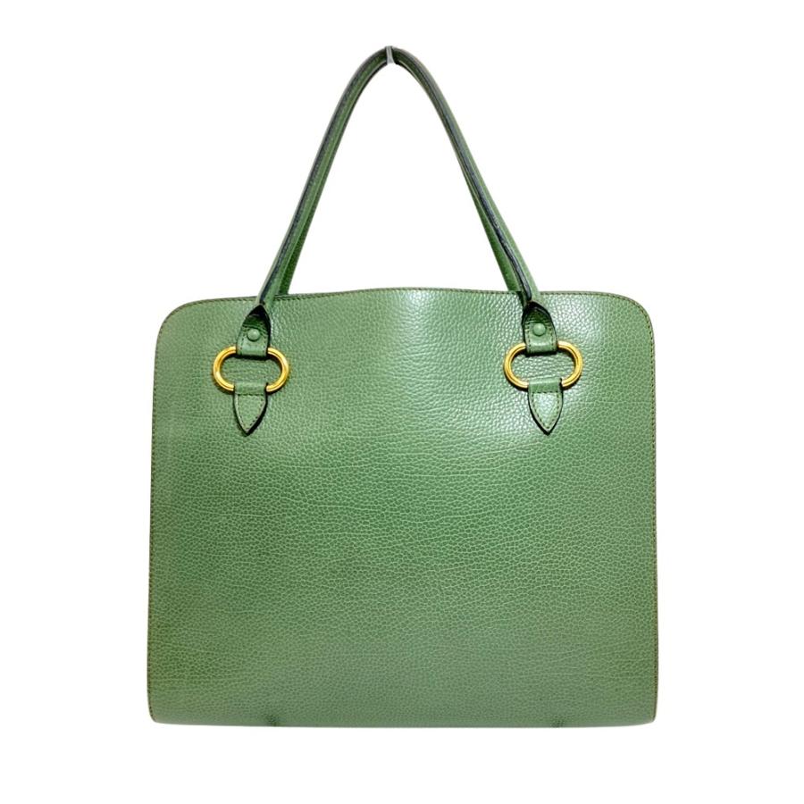 【美品】デルヴォー セピア Dチャーム グレインカーフレザー ベージュ系 デルヴォー DELVAUX セピア Sepia ハンドバッグ グレインカーフレザー