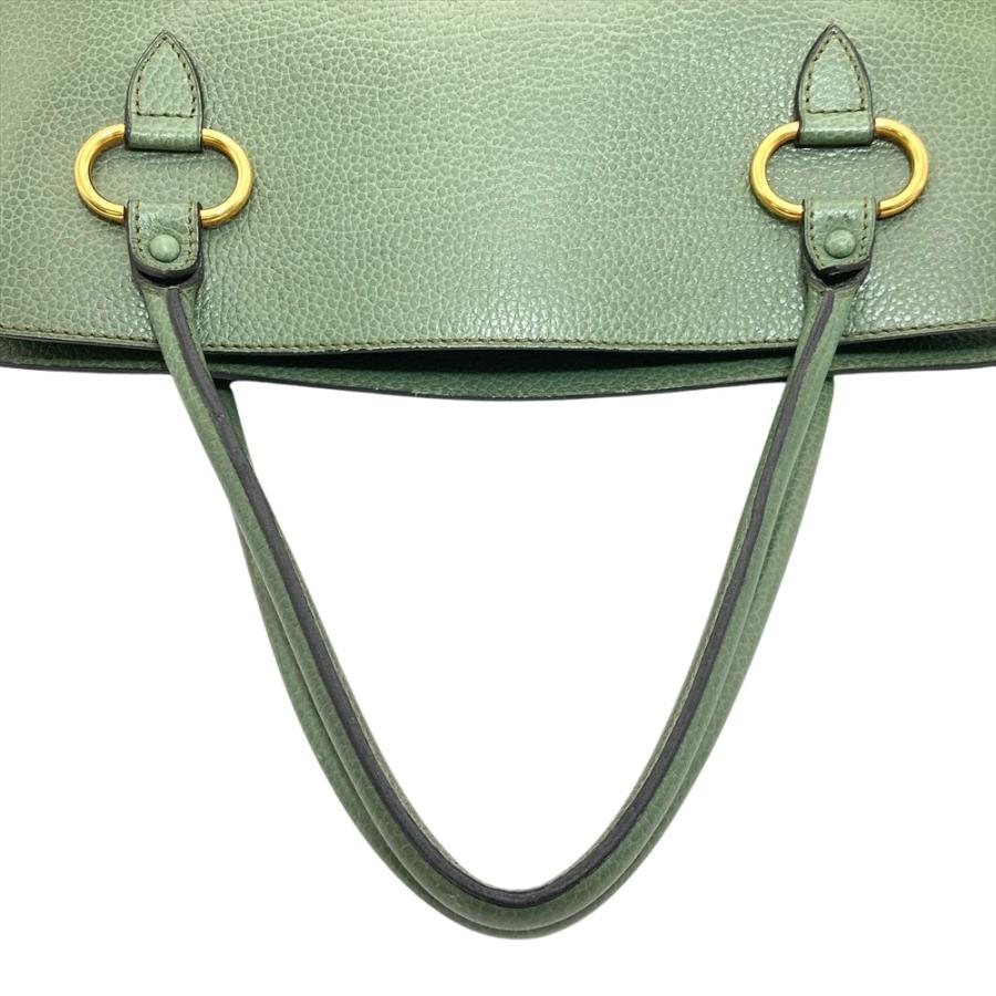 【美品】デルヴォー セピア Dチャーム グレインカーフレザー ベージュ系 デルヴォー DELVAUX セピア Sepia ハンドバッグ グレインカーフレザー