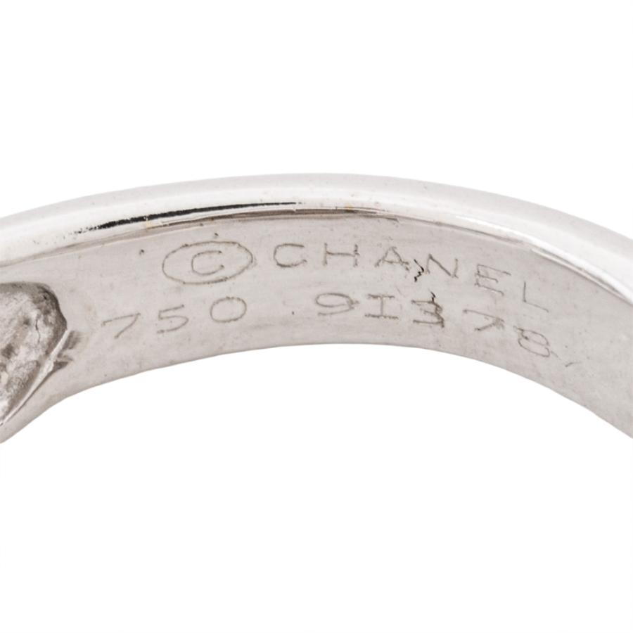 CHANEL（シャネル） カメリア リング 指輪 約10号 K18WG 18.4g
