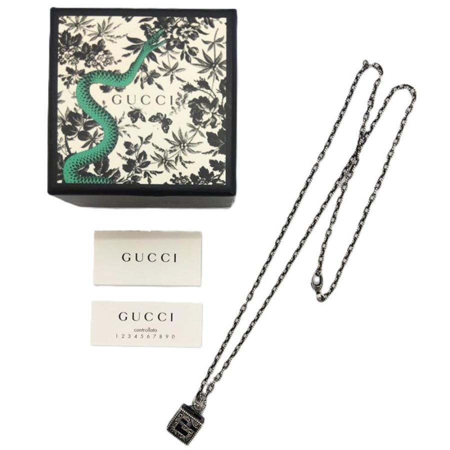GUCCI（グッチ） スクエアG ネックレス SV925 シルバー 552768