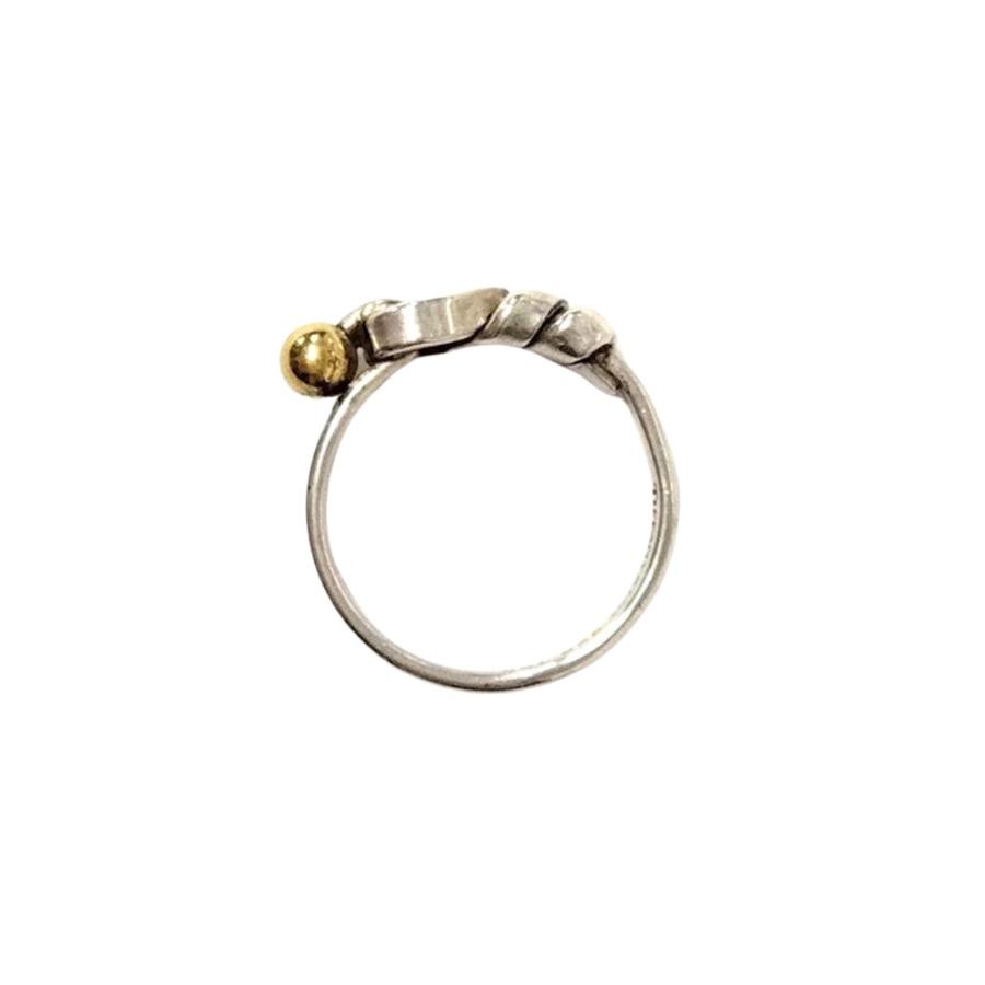 ティファニー フック&アイ ラブノット リング 11.5号 K18 925 TIFFANY&Co.（ティファニー） ラブノット フック リング 指輪 約11.5号