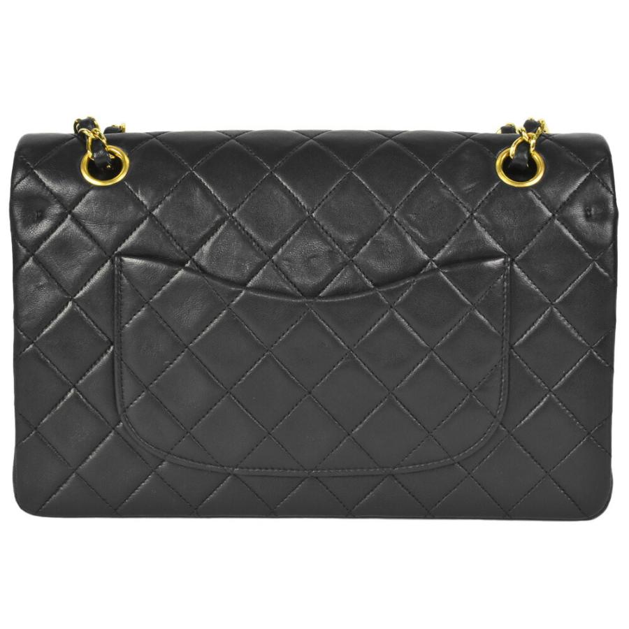 シャネル マトラッセ25 Wフラップ チェーン ショルダーバッグ ラムスキン レディース CHANEL 【244-12922】 CHANEL（シャネル） マトラッセ25 1番 Wフラップ Wチェーン ショルダー