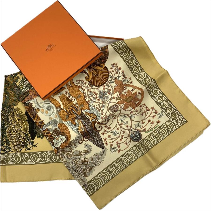 HERMES エルメス カレ90 Les Legendes de l'Arbre 木の伝説 スカーフ