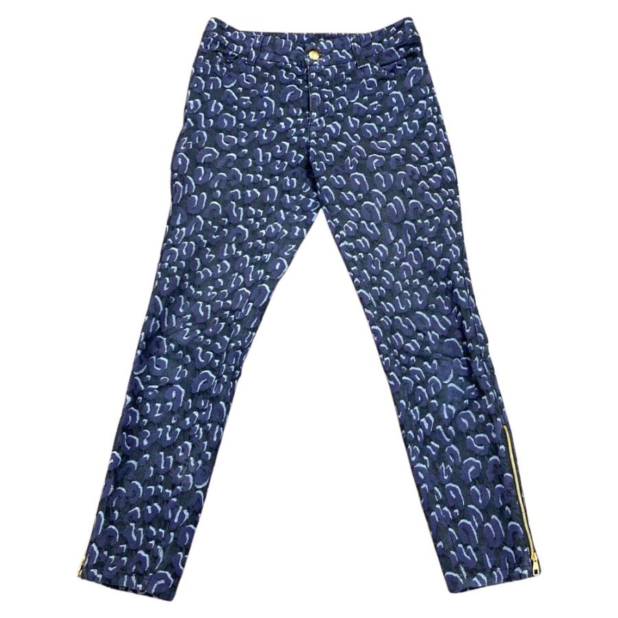 ルイヴィトン LOUIS VUITTON レオパード スキニーパンツ コットン