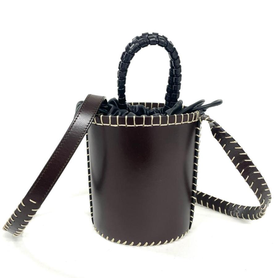 Chloe クロエ ショルダーバッグ KEY キー バケットバッグ スモール ブラウン レザー レディース 美品【本物保証】 Chloe（クロエ） バケット ショルダーバッグ ブラウン : ゴールド