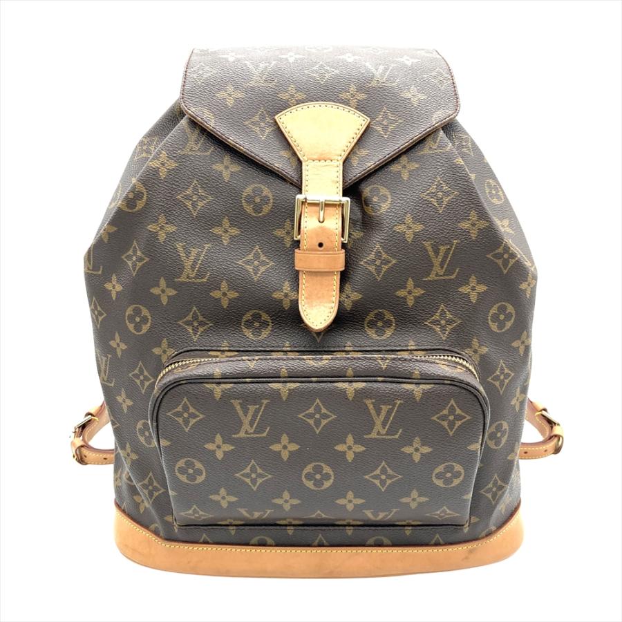 【美品】ルイヴィトン リュック モンスリGM モノグラムキャンバス LOUIS VUITTON（ルイ・ヴィトン） モンスリGM リュック モノグラム