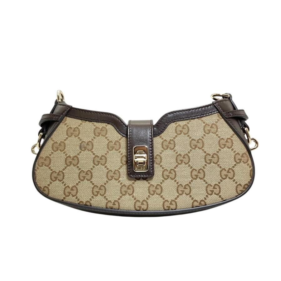GUCCI（グッチ） ムーンサイド ショルダーバッグ GGキャンバス 786015