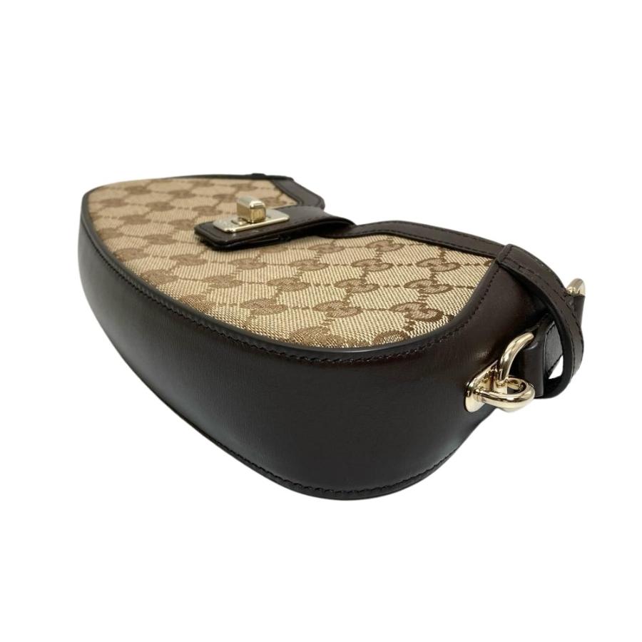 GUCCI（グッチ） ムーンサイド ショルダーバッグ GGキャンバス 786015