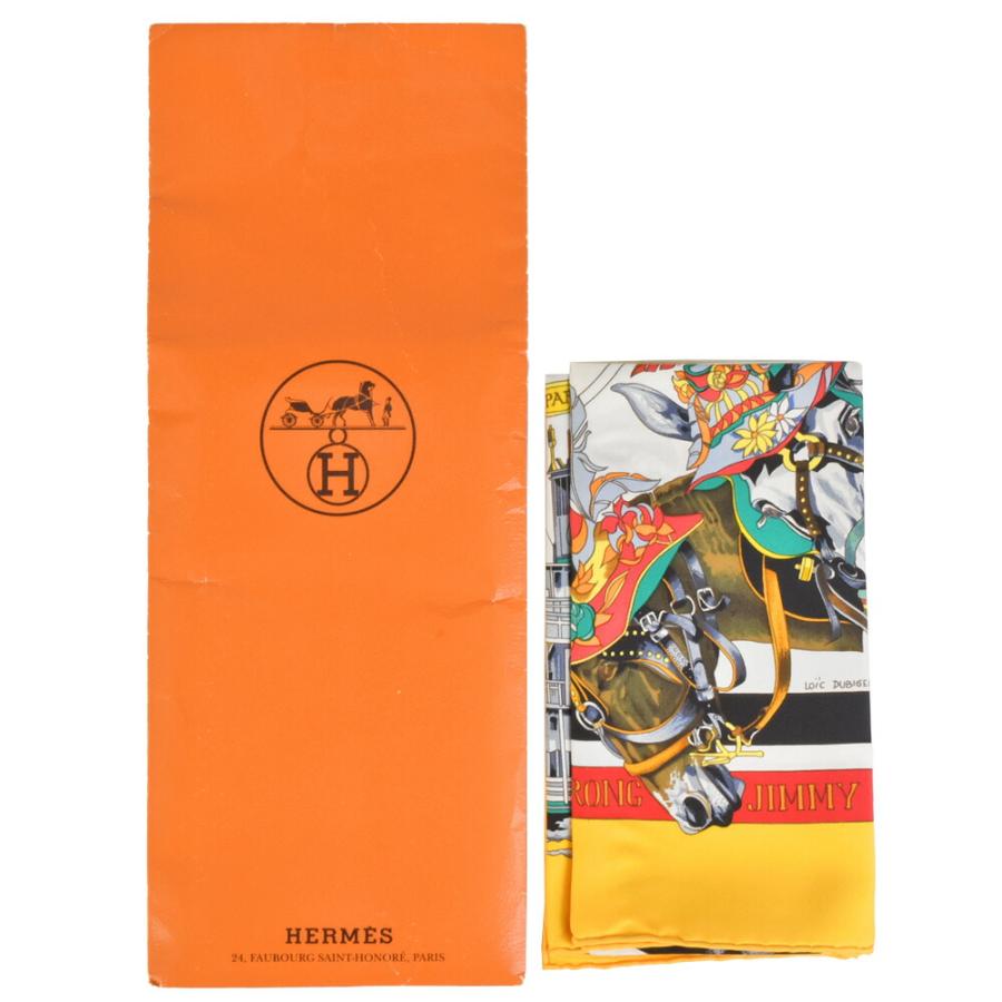 HERMES（エルメス） カレ90 シルク スカーフ シルク イエロー THE