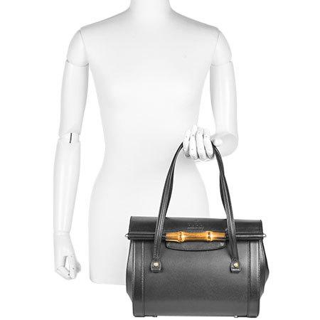 GUCCI（グッチ） バンブー ハンドバッグ ショルダーバッグ レザー