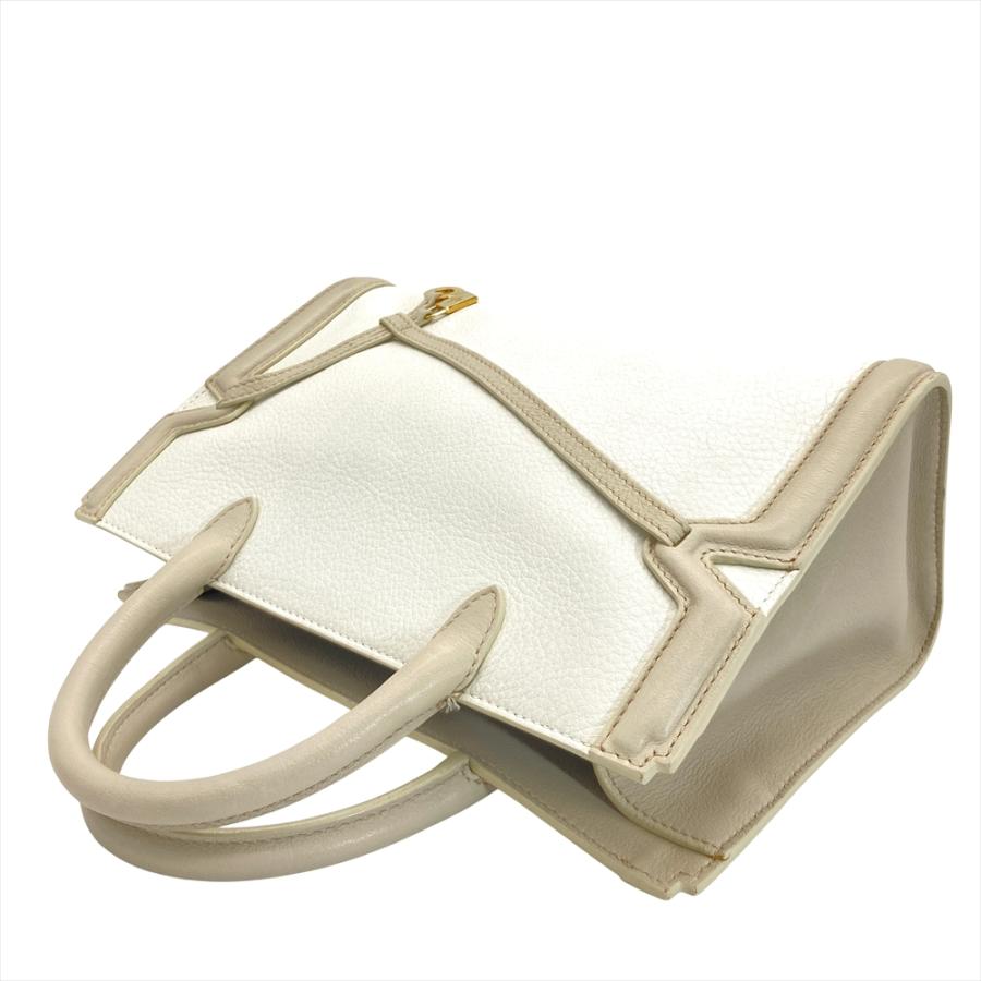 ロロピアーナ LOROPIANA ベルトデザイン ハンドバッグ 2WAY レザー 