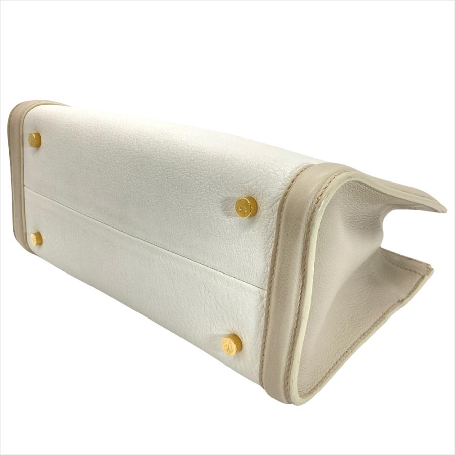 ロロピアーナ LOROPIANA ベルトデザイン ハンドバッグ 2WAY レザー 
