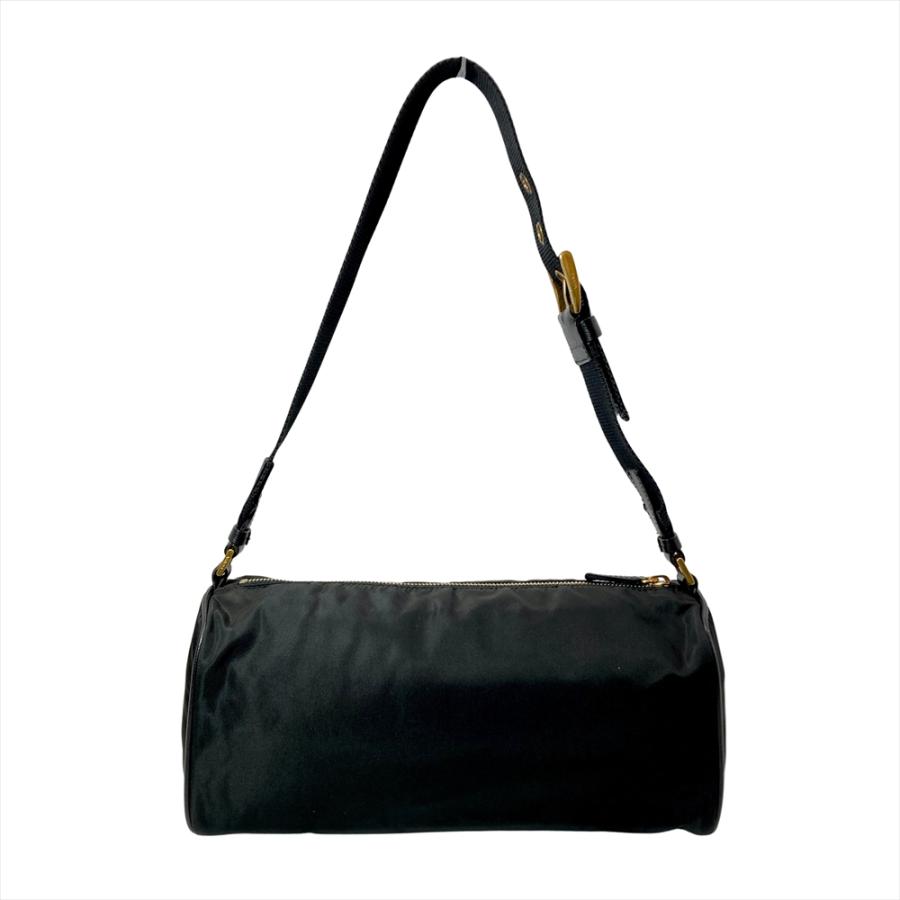 PRADA（プラダ） ロゴ ショルダーバッグ ナイロン ブラック ワン