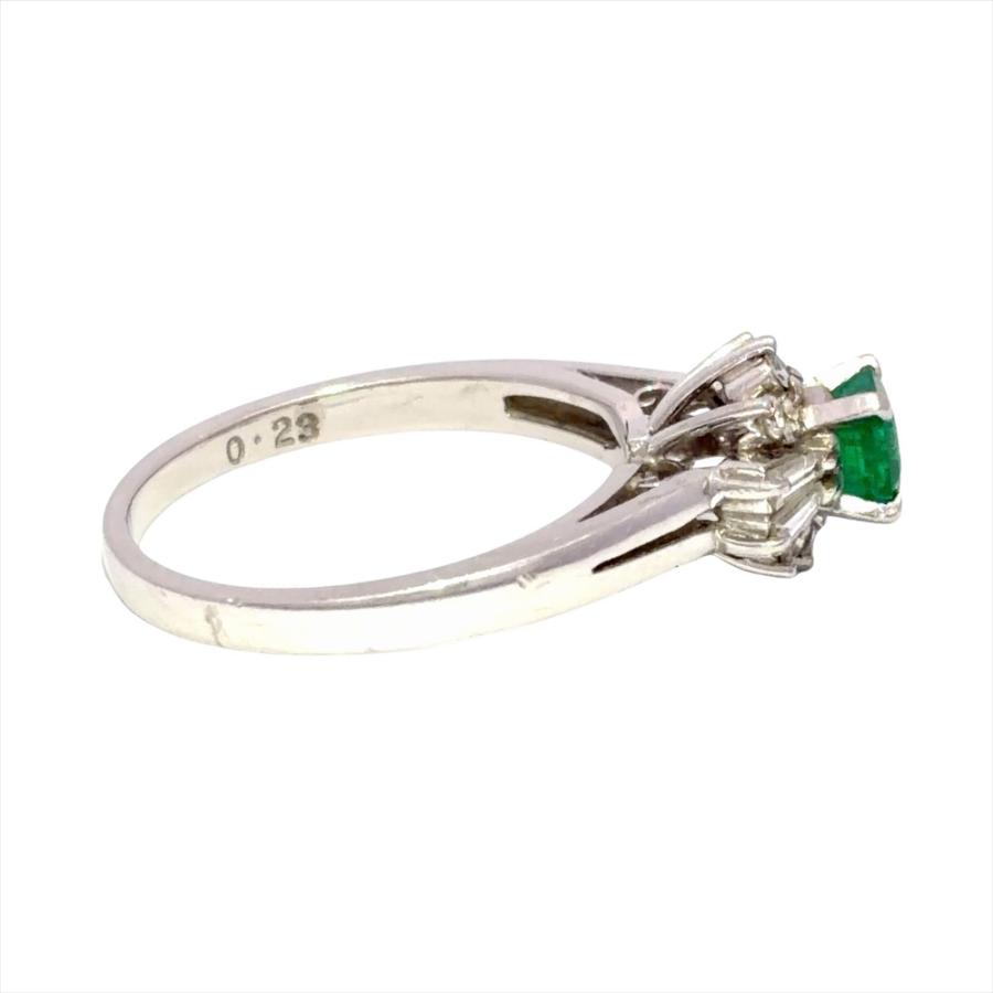 タサキ TASAKI リング 指輪 エメラルド 0.35ct 約11号 Pt900 5.0g