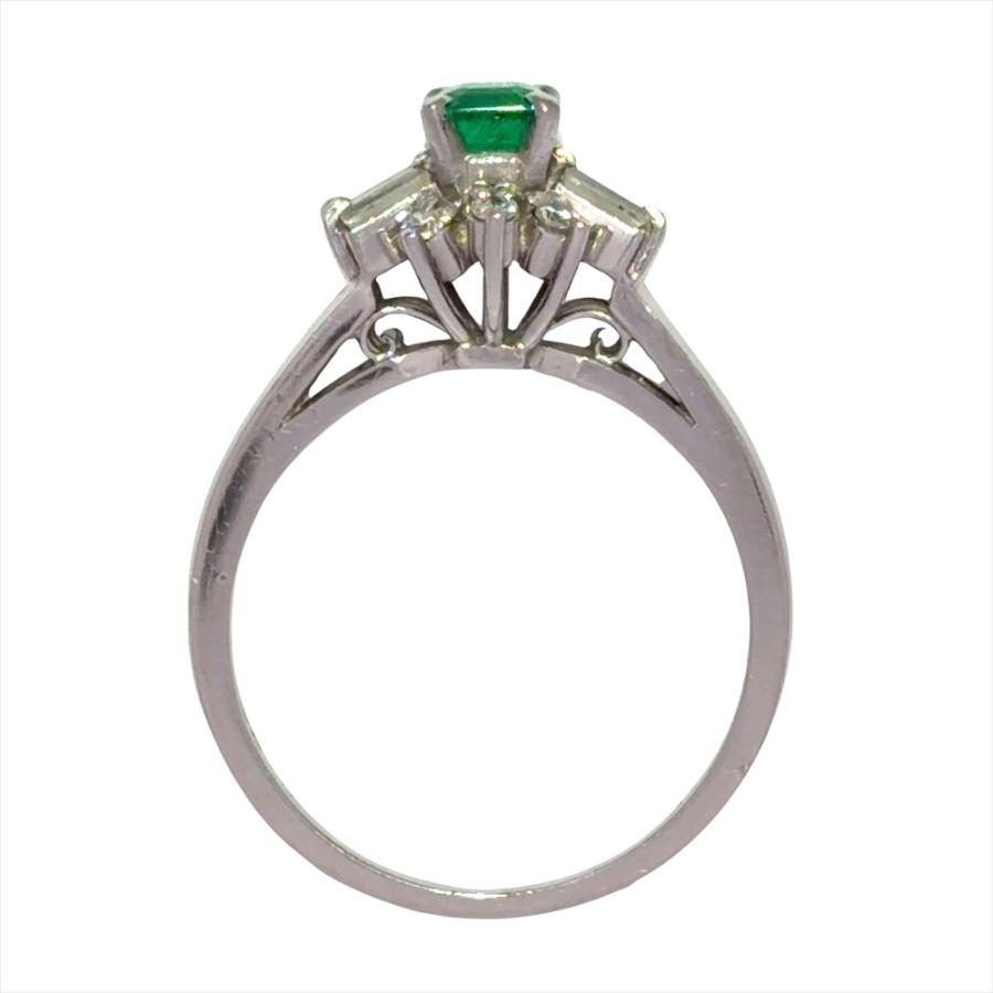 タサキ TASAKI リング 指輪 エメラルド 0.35ct 約11号 Pt900 5.0g