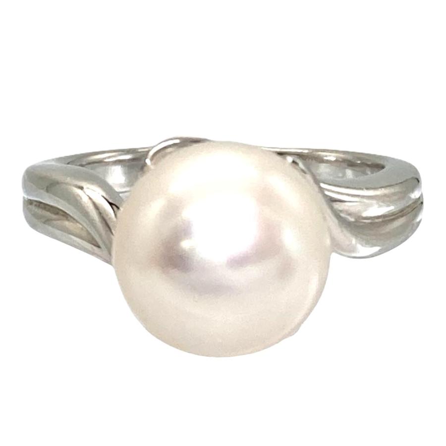 MIKIMOTO（ミキモト） パール 1P リング 指輪 約9号 Pt950 8.2g 真珠 