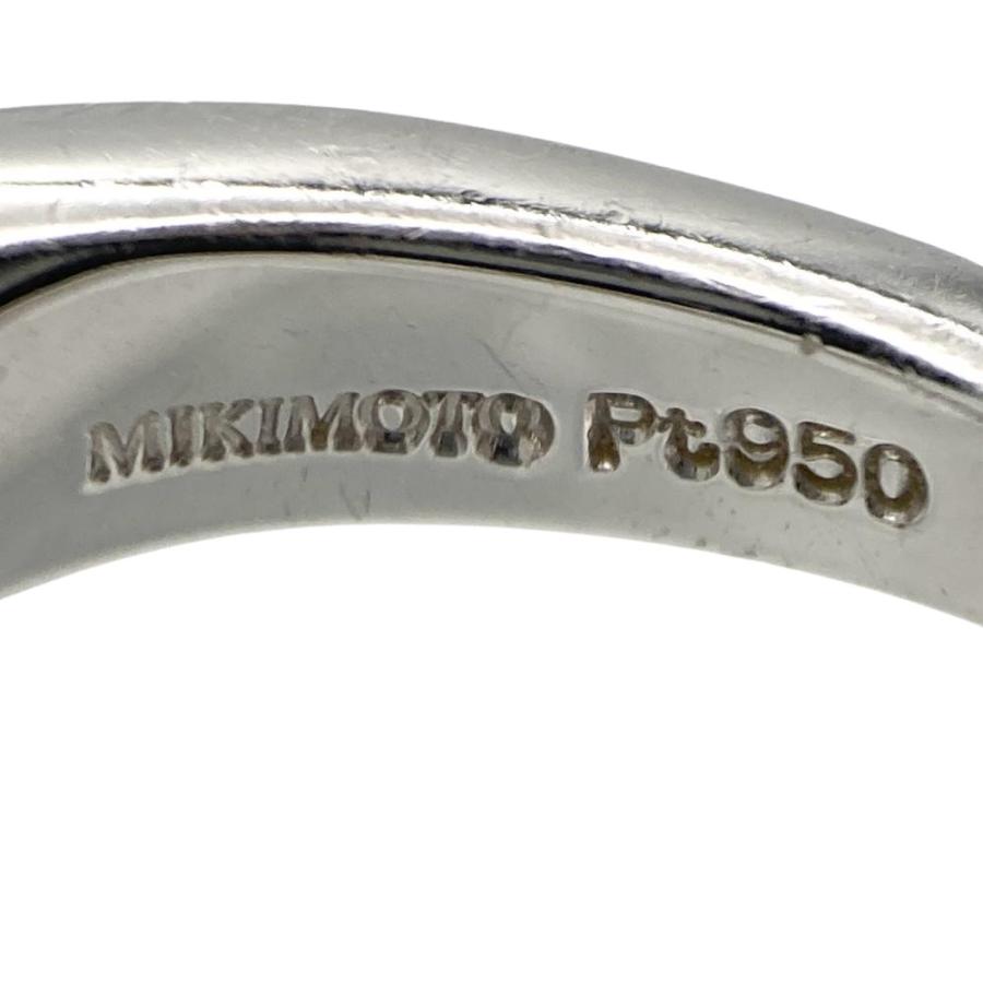 MIKIMOTO（ミキモト） パール 1P リング 指輪 約9号 Pt950 8.2g 真珠 