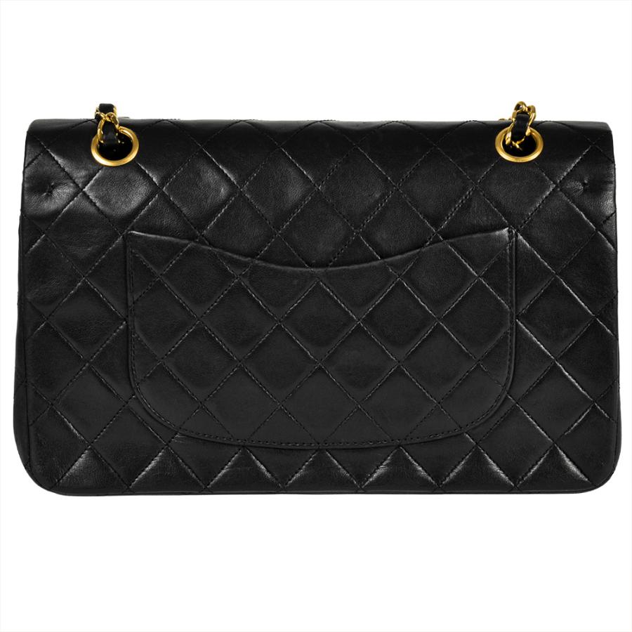 美品✴︎CHANEL シャネル マトラッセ ラウンドフラップ ラムスキン ブラック CHANEL シャネル ラムスキン フラップバッグ マトラッセ