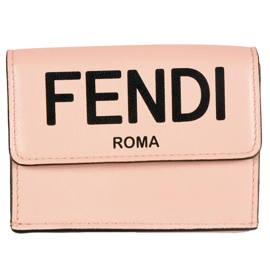 FENDI フェンディ MICRO TRIFOLD 三つ折り財布 レザー 8M0395 ADP6  