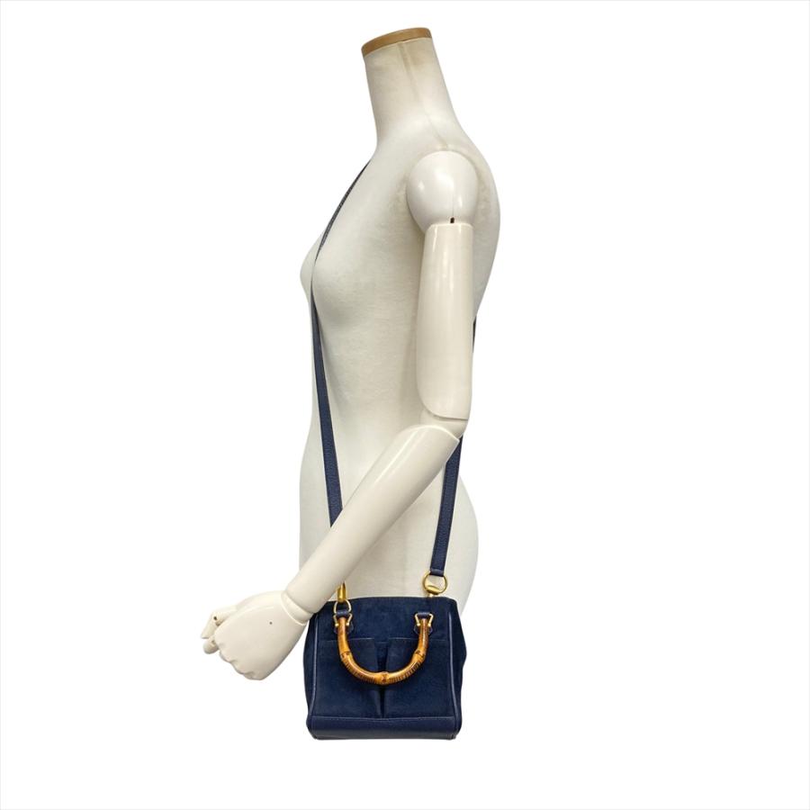 GUCCI（グッチ） バンブー ミニ ショルダーバッグ スウェード レザー