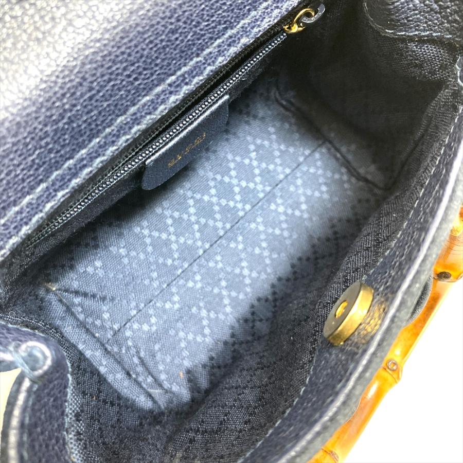 GUCCI（グッチ） バンブー ミニ ショルダーバッグ スウェード レザー