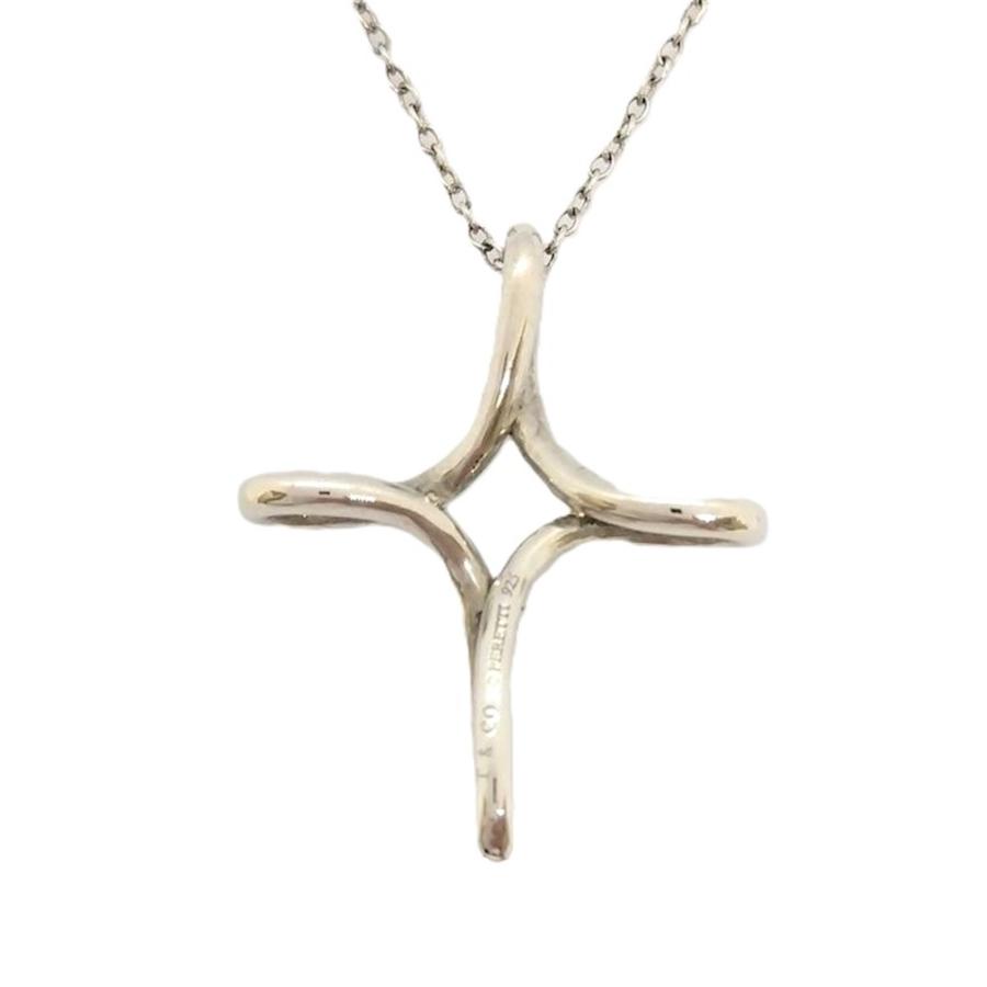 Elsa Peretti ティファニー Tiffany&Co. オープンクロス ネックレス